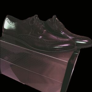 Stacey Adams Brogue Style blk sz 11